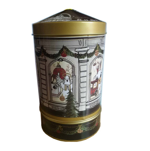 chocolate music tin can cookie tin box merry christmas music boxes Ball shape tin box Ball chocolate tin can